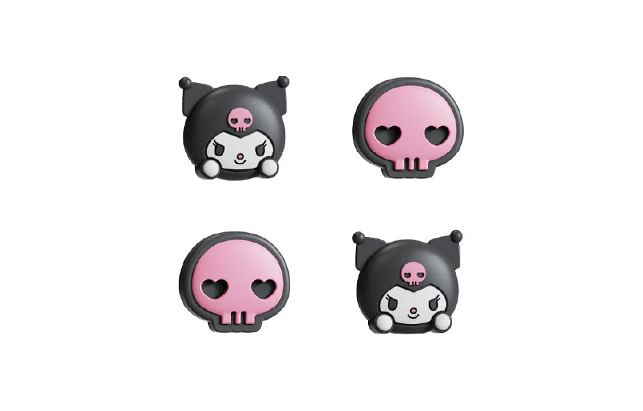 GeekShare x Sanrio Thumb Grips for Switch Pro Controller & DualSense DualShock 4 - Kuromi
